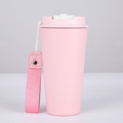 Modern ontwerp 350 ml/500 ml kleurrijke koffiebeker Draagbare roestvrijstalen waterfles