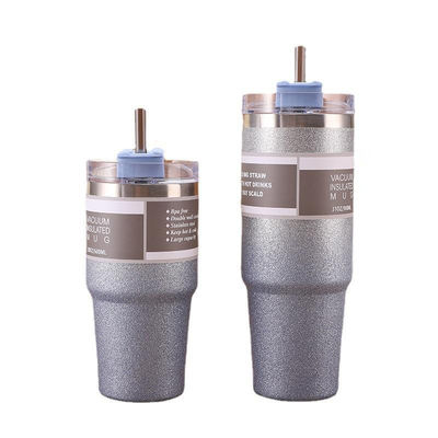 20OZ 30OZ Roestvrij staal waterfles Custom Design kleurrijke sport stro Thermos Flask