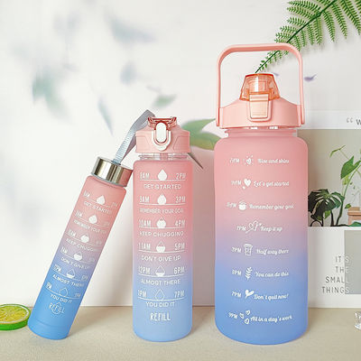 Warme kinderen 3 in 1 set fles met stro voor kinderen school 2000 ml 900 ml 300 ml capaciteit