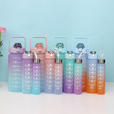 Warme kinderen 3 in 1 set fles met stro voor kinderen school 2000 ml 900 ml 300 ml capaciteit