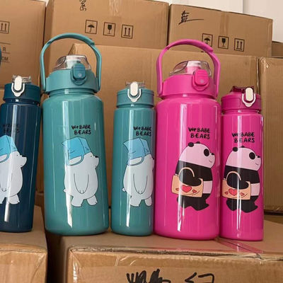 Gepersonaliseerd logo Acceptabele paarse waterfles voor fitnessliefhebbers en sporters