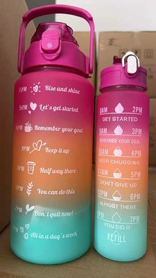 Gepersonaliseerd logo Acceptabele paarse waterfles voor fitnessliefhebbers en sporters
