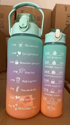 Gepersonaliseerd logo Acceptabele paarse waterfles voor fitnessliefhebbers en sporters