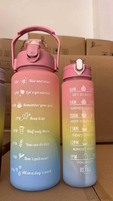 Gepersonaliseerd logo Acceptabele paarse waterfles voor fitnessliefhebbers en sporters