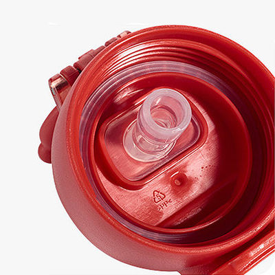 2023 Trending Plastic waterfles met dubbele slang en lange rieten Unisex