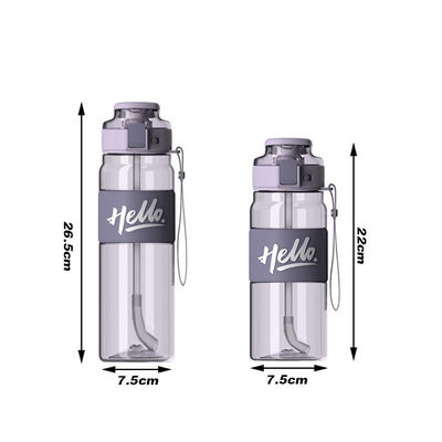Direct Drink Flip Straw Waterfles met 680 ml en 860 ml capaciteit Tritan Plastic