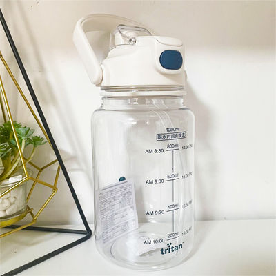Gepersonaliseerd logo Acceptabel 297g BPA gratis herbruikbare waterflessen voor Cool Gym Promotie