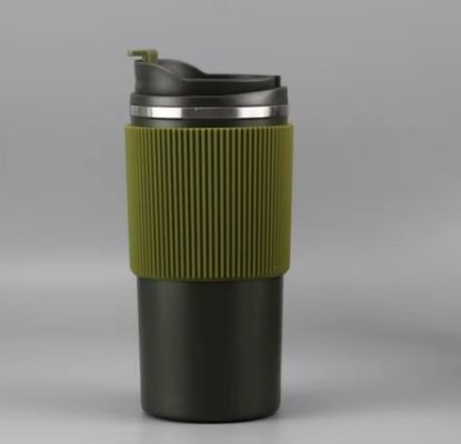 Geïsoleerde roestvrijstalen koffiebeker 450 ml thermosfles voor onderweg