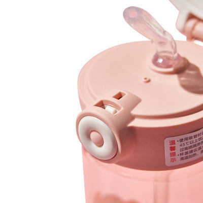 Cartoon Design Stijl Tritan Plastic Waterfles voor kinderen om mee te nemen naar school