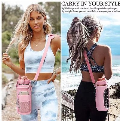 Unisex 2l waterfles met opslag mouw geïsoleerde camouflage en draagband