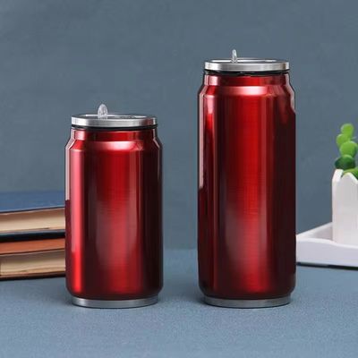 Amerikaanse stijl roestvrij staal cola fles kan vacuüm thermos blikken water cola fles