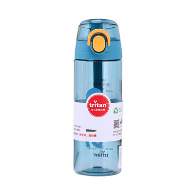 600 ml Tritan transparante waterfles Plastic sport drinkfles met deksel