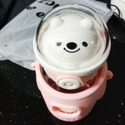 Voorraad school lekbestendig Tritan Drinkwaterfles met stro deksels herbruikbaar Reis Sport Kamperen Kinderen Plastic waterbeker
