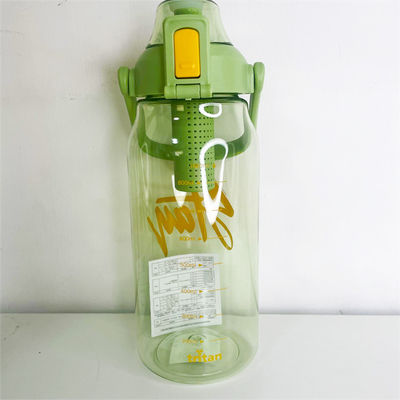 Uitgerust met een anti-corrosiecoating 850 ml en 1 L Korea Tritan Fruit Infuser Flas