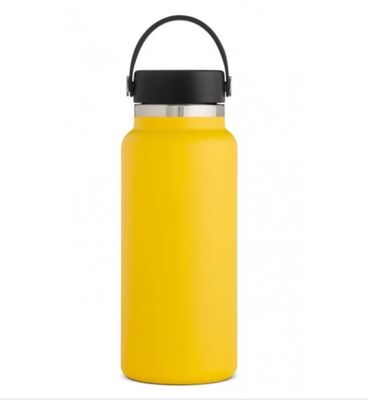Custom Logo 32oz / 1L Minimalist Design Style Roestvrij staal waterfles voor draagbaar