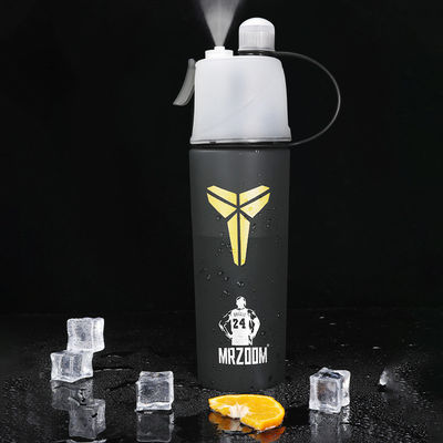Unisex Outdoor Reizen Cool Fietsen Dubbelwand 600 ml Plastic Cup Geïsoleerde Fles