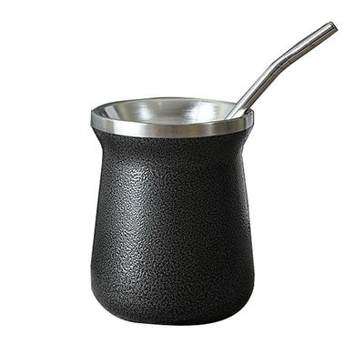 12 oz roestvrijstalen fles geïsoleerd kleurrijke lekvrije reis kantoor koffiebeker
