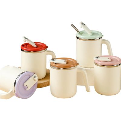 500 ml roestvrijstalen koffiekop Breed mond lekvrije geïsoleerde duurzame voor kamperen