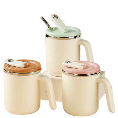 500 ml roestvrijstalen koffiekop Breed mond lekvrije geïsoleerde duurzame voor kamperen