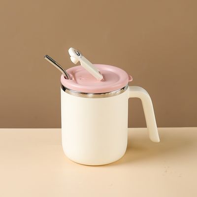 500 ml roestvrijstalen koffiekop Breed mond lekvrije geïsoleerde duurzame voor kamperen