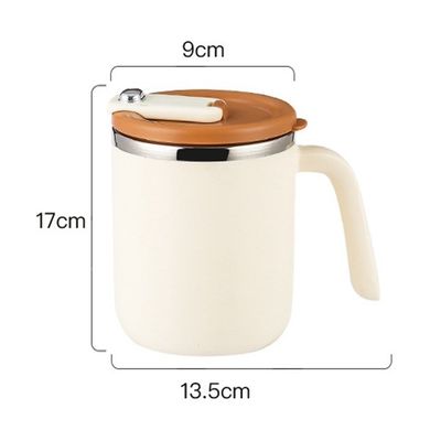 500 ml roestvrijstalen koffiekop Breed mond lekvrije geïsoleerde duurzame voor kamperen