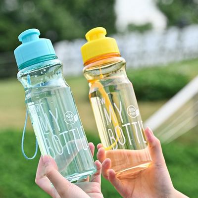 500 ml transparante PET-plastic heldere waterfles gepersonaliseerd voor buiten hydratatie