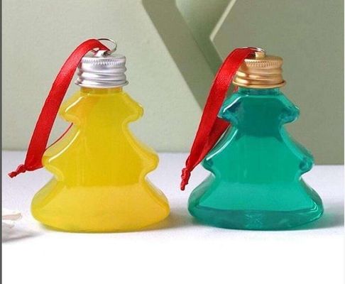 Custom 500ml PET Plastic sneeuwman kerstfles voor drank decoratie Custom