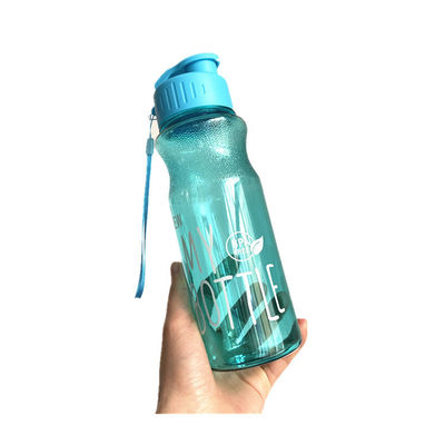 Zelfrijdend reizen 500 ml BPA-vrije waterfles met lekvrije dop en helder materiaal