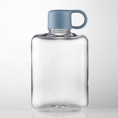 TOUR Outdoor Activiteit Tritan 360/500ml Draagbare Kleine Vierkant Duidelijke Plastic Waterfles