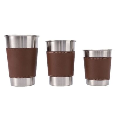 Minimalistische ontwerp stijl roestvrij staal waterfles 170ml/330ml voor buitenstappen