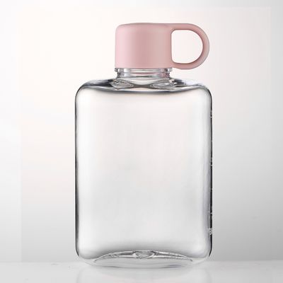 Gepersonaliseerd logo Acceptabel 500ML 360ML rechthoekige vorm Vierkante waterflessen voor buitensport