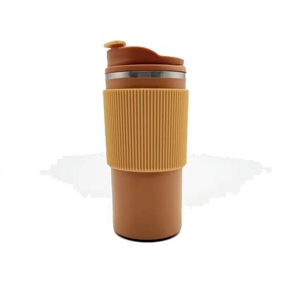 450 ml Draagbare rechte beker Dubbele vacuüm geïsoleerde roestvrij staal reis koffiekop