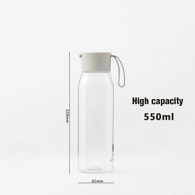 Blijf overal gehydrateerd 550 ml draagbare Tritan waterfles met anti-corrosie coating