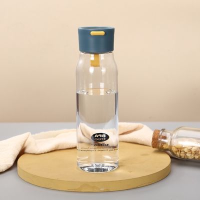 550 ml Bpa-vrij plastic lekdemend deksel herbruikbaar drankje Tritan waterfles Ideaal voor hardlopen