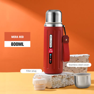 Hot Custom Logo 600ml roestvrijstalen thermosbeker Geschikt voor studenten en buiten