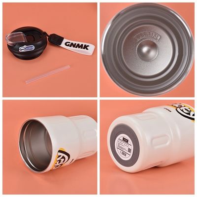 Custom Logo 350ml roestvrijstalen beker Draagbare reiswaterfles voor studentencadeau