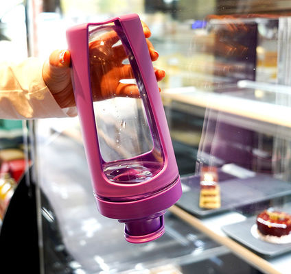 Draagbare Shake Cup met Custom Logo Gezondheid Fitness Fruit Kleur Plastic Salad Shaker