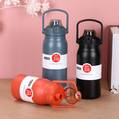 Draagbare waterfles met springkap voor buitenactiviteiten van 304 roestvrij staal