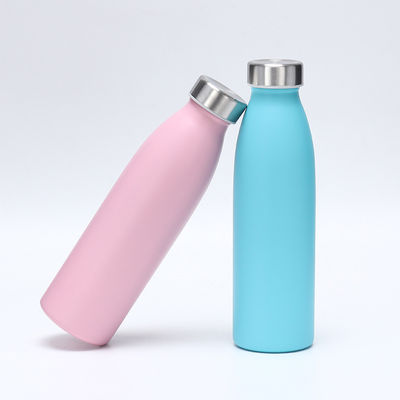 Rechte beker Meerdere kleuren Patroon Custom Outdoor Draagbare Dubbelwand Thermos Vacuüm Waterfles