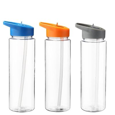 Outdoor Activity Essential 750 ml AS/SK Materiaal Plastic waterfles met Flip Straw
