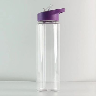 Outdoor Activity Essential 750 ml AS/SK Materiaal Plastic waterfles met Flip Straw
