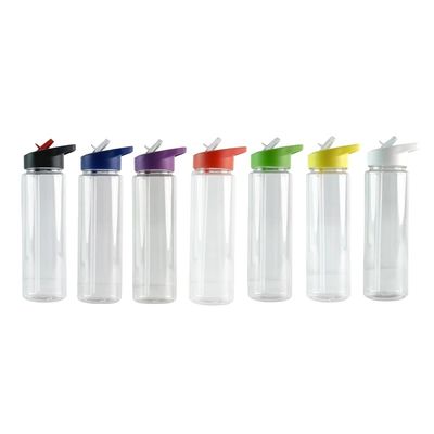 750 ml heldere plastic sportfitness drinkwaterfles voor toepasbaar kokend water