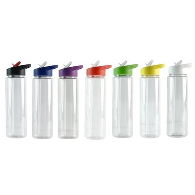 750 ml doorzichtige plastic waterfles voor sportreizen