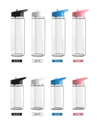 750 ml doorzichtige plastic waterfles voor sportreizen