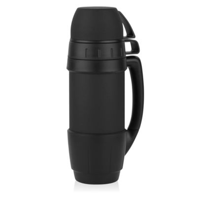 Op maat gemaakte 1200 ml fitness waterbeker Draagbare thermosfles van roestvrij staal voor sporten