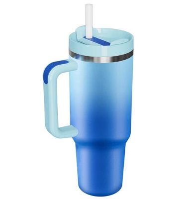 Gepersonaliseerde kleur 40oz capaciteit roestvrij staal reis tumbler met handvat voor On-the-go
