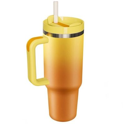Gepersonaliseerde kleur 40oz capaciteit roestvrij staal reis tumbler met handvat voor On-the-go