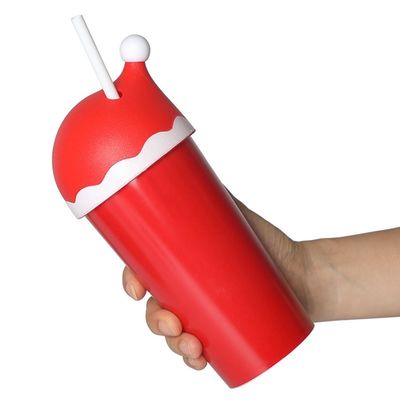 Mugs Drinkware Type Kerstcadeau 20oz Tumbler Mug met Santa Hat deksel en stro