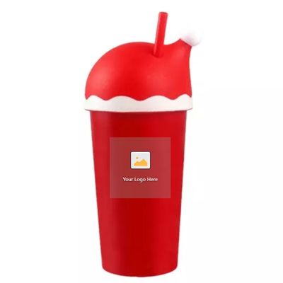 20 OZ Kerst koffiebekers 600 ml Luxe Custom Logo Nieuws Straw Cup Voor Kerstmis