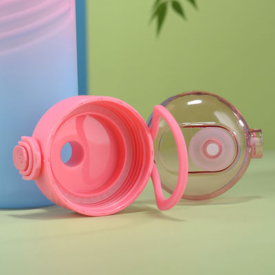 32 oz 1000 ml motivatieve sport waterfles met stroom Flip top lekvrije deksel draagbaar